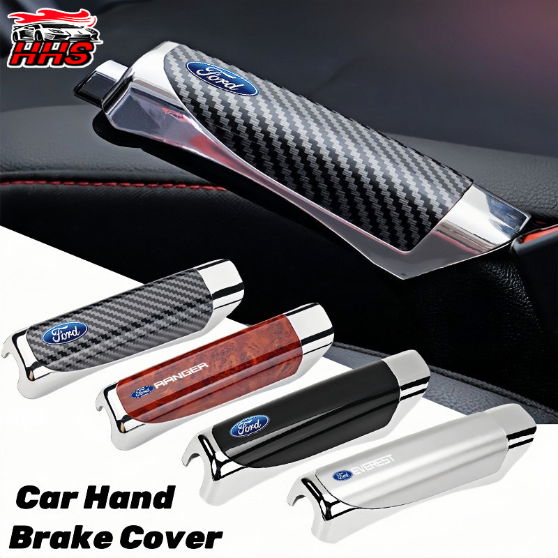Capa Universal Para Freio De Mão De Carro Ford Protetora Antiderrapante De Fibra De Carbono Acessóri