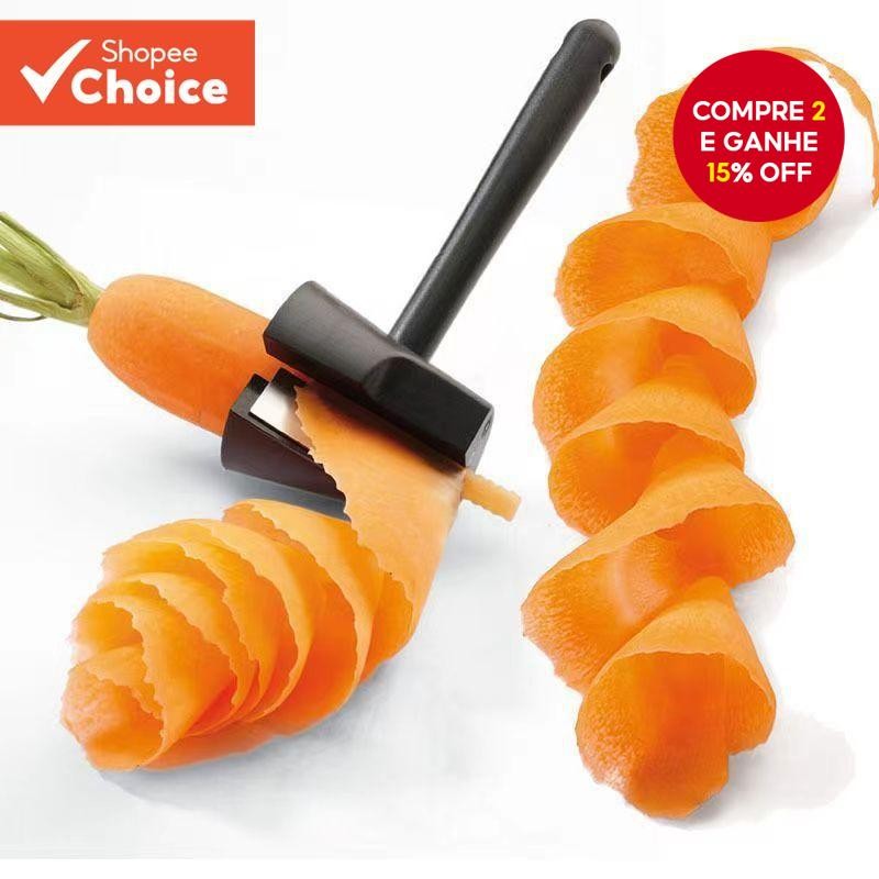 Rolo De Salada Em Aço Inoxidável , Cenoura , Pepino , Faca De Escultura , Espiral , Fatiador haping