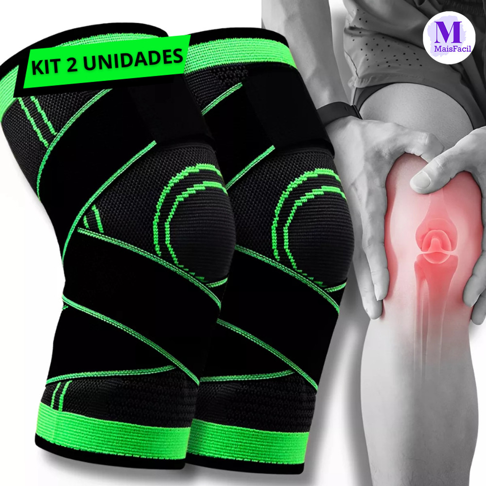 Protetores Elásticos: Tornozeleira, Joelheira, Cotoveleira, Munhequeira, Pulso – Compressão para Ali