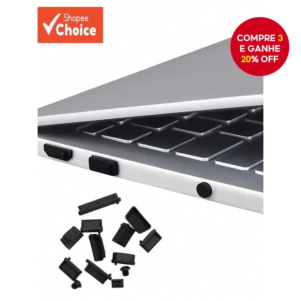 Protetores De Laptop Com Plugue De Poeira De Silicone HDMI USB DP Para PC MacBook 10/16 Pcs Acessóri