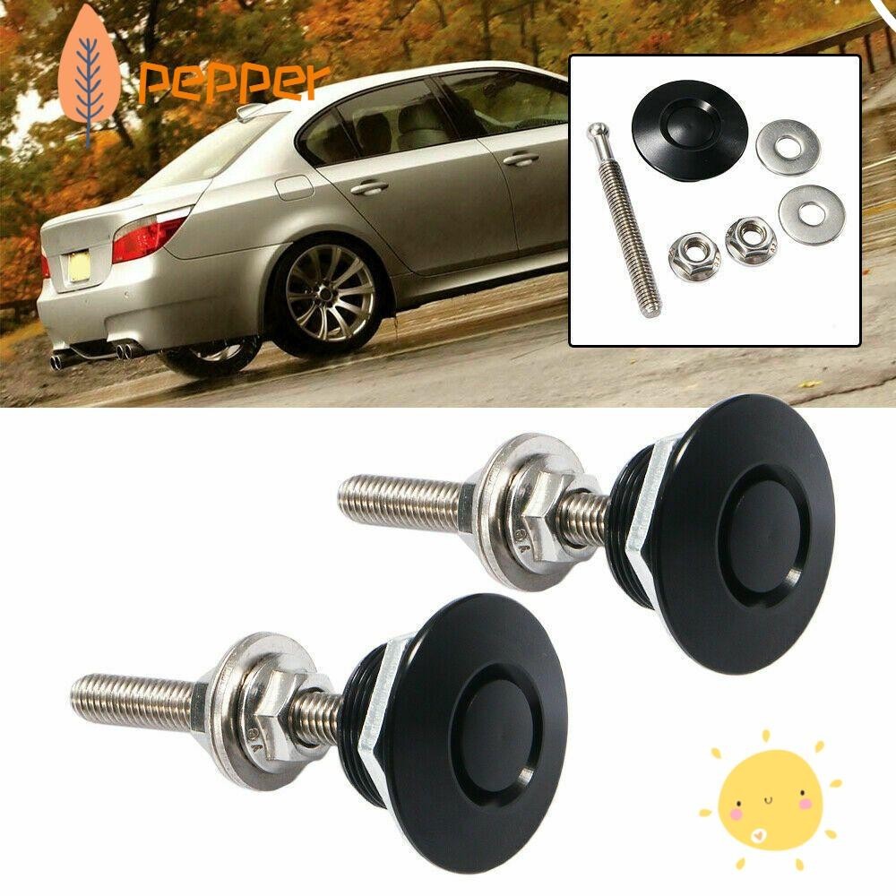 PEPPER 2/4pcs Botão De Pressão Kit De Corpo Universal Clip De Trava Pino Do Capô Dianteiro