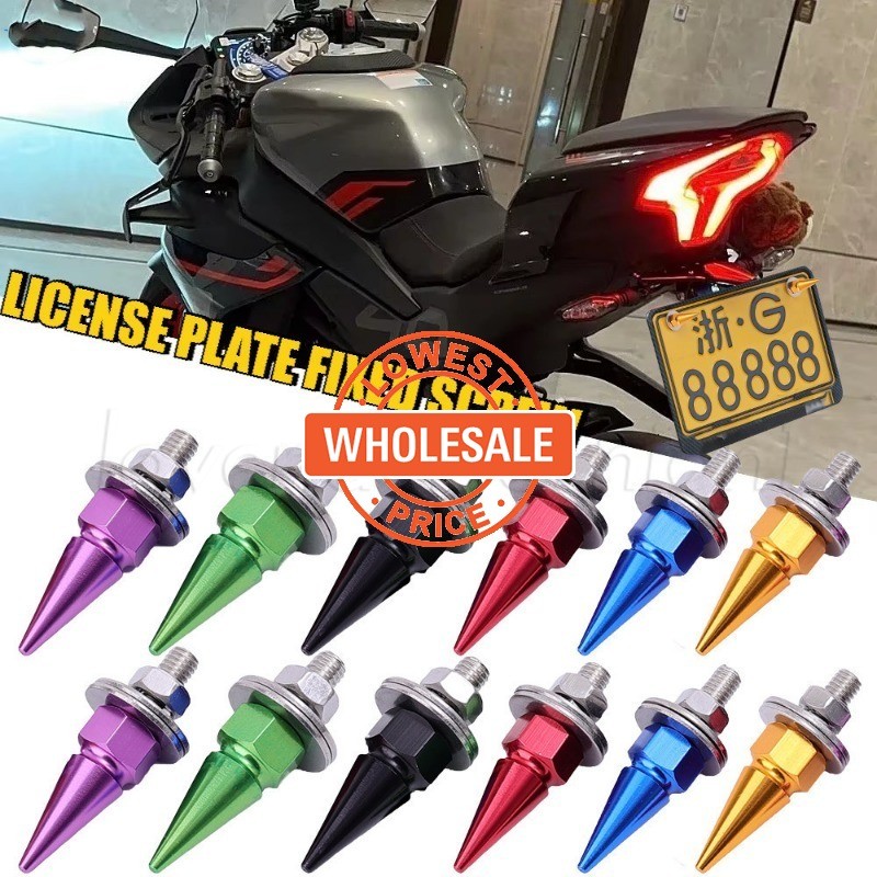 [Atacado] Parafuso De Montagem De Placa M6-Geral Para Automóveis E Motocicletas-Parafusos De Liga De