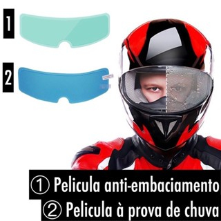 Película De Capacete À Prova De Chuva / Motocicl