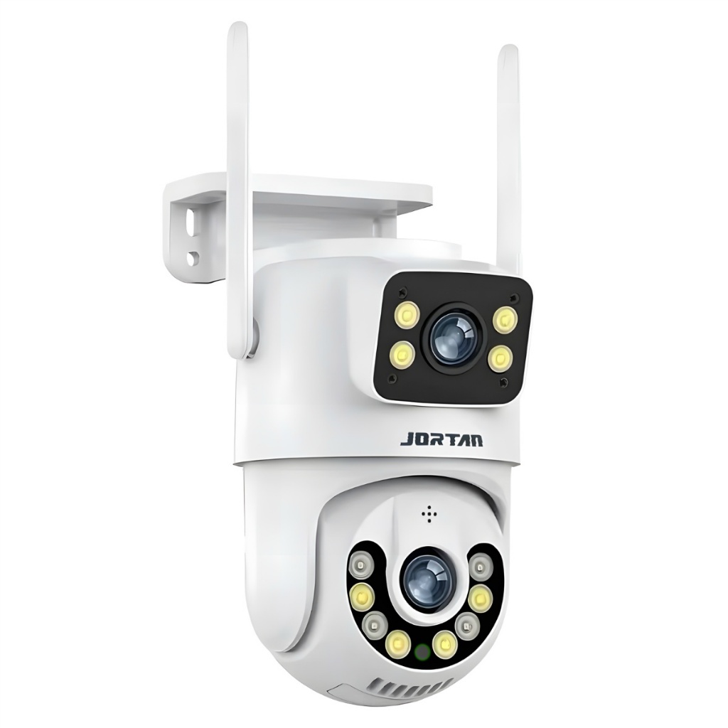 Câmera de Segurança IP Wi-fi Branco IP66 4MP de Lente Dupla – com App YOOSEE