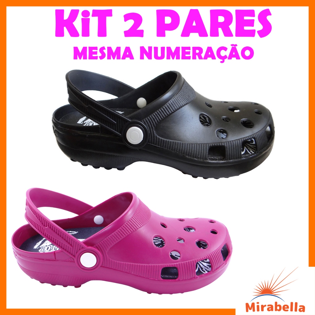 Kit 2 Chinelo Babuche Unissex Leve Confortável