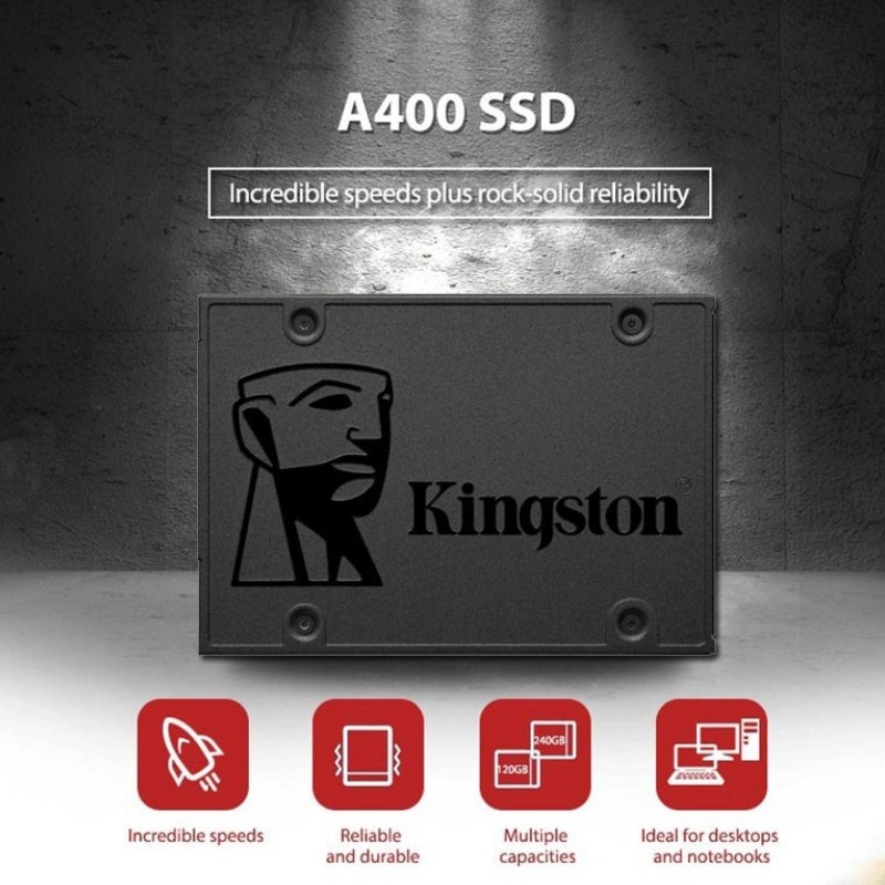 SSD Kingston A400 2.5  SATA 120GB 240GB 480GB 1TB De Unidade De Estado Sólido