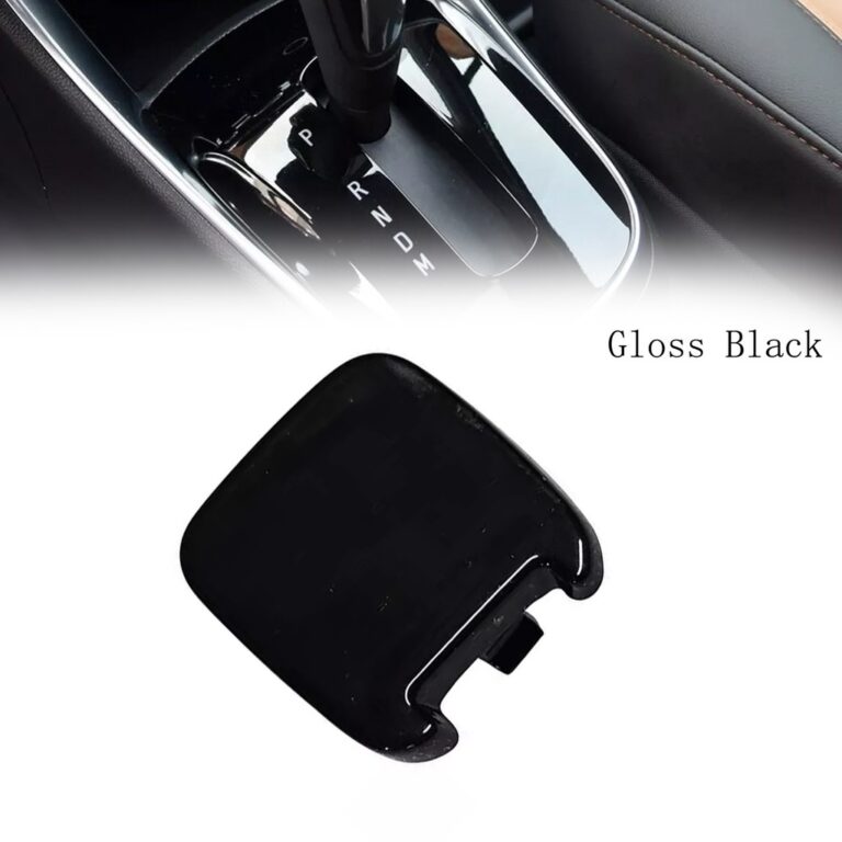 Gloss Black Gear Shift Gaiter Boot Console Cap For