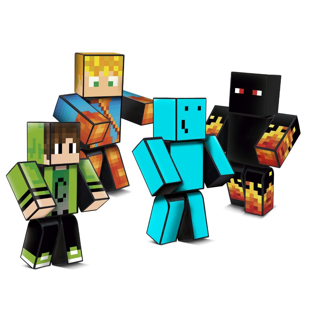 Boneco 15, 25 ou 35cm Articulado Cadres, Lopers, Problems ou Athos | Streamers Youtubers Algazarra