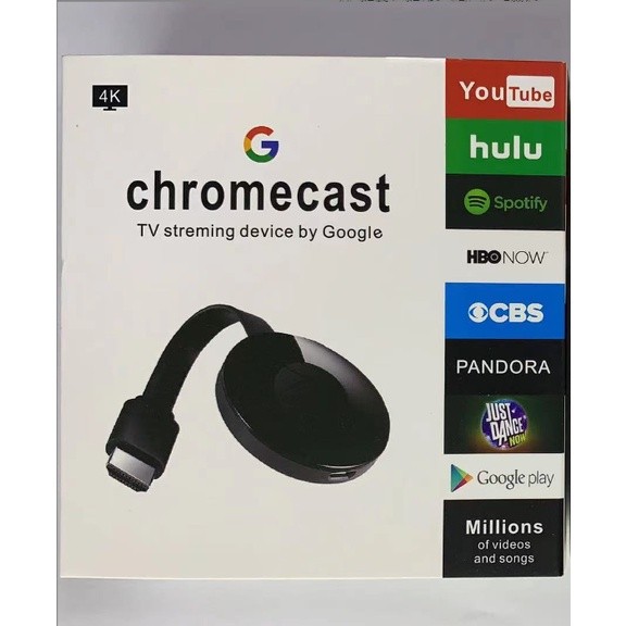 Dispositivo Original Chromecast G2 Mesma Tela 4K u