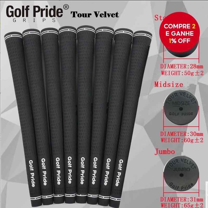 Golf Pride grip clássico padrão/médio/jumbo de 100 pontos, 1 peça de alta qualidade.