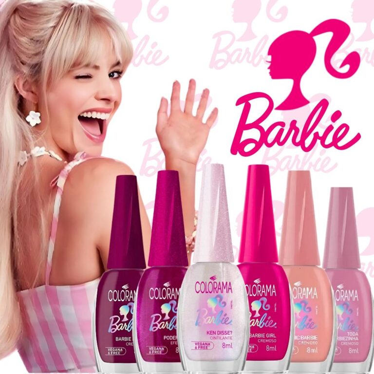 Kit Esmaltes Colorama Barbie 6 Cores Lançamento A