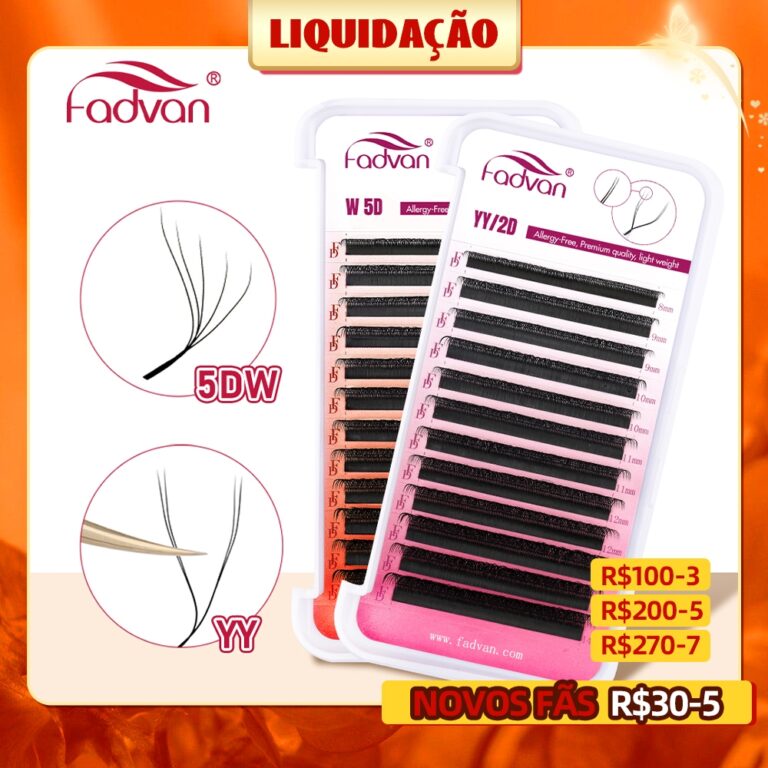 FADVAN Novo Upgrade 5D W Pestanas 0.07 C/D Extens