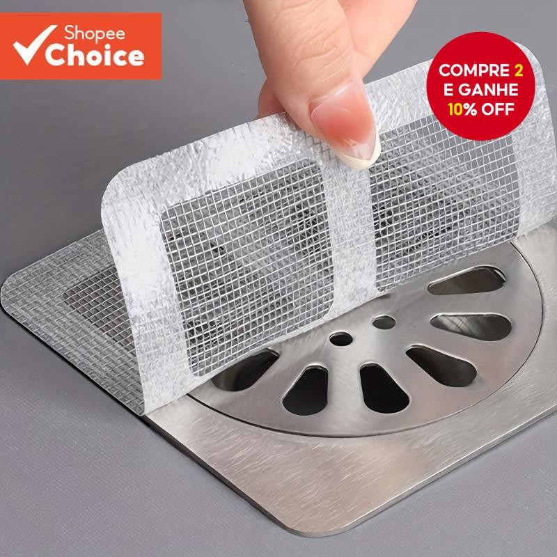 O Filtro De Drenagem Cobre 50PCS : Coletores Descartáveis Do Cabelo Chuveiro Para A Prevenção Eficaz