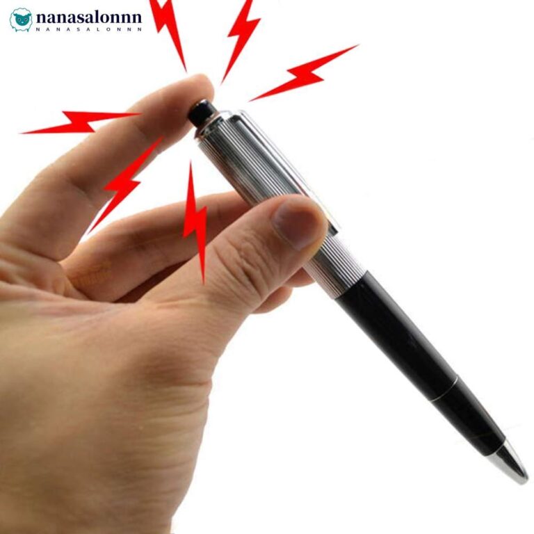 NANASALONNN Caneta Esferográfica De Choque Elétr