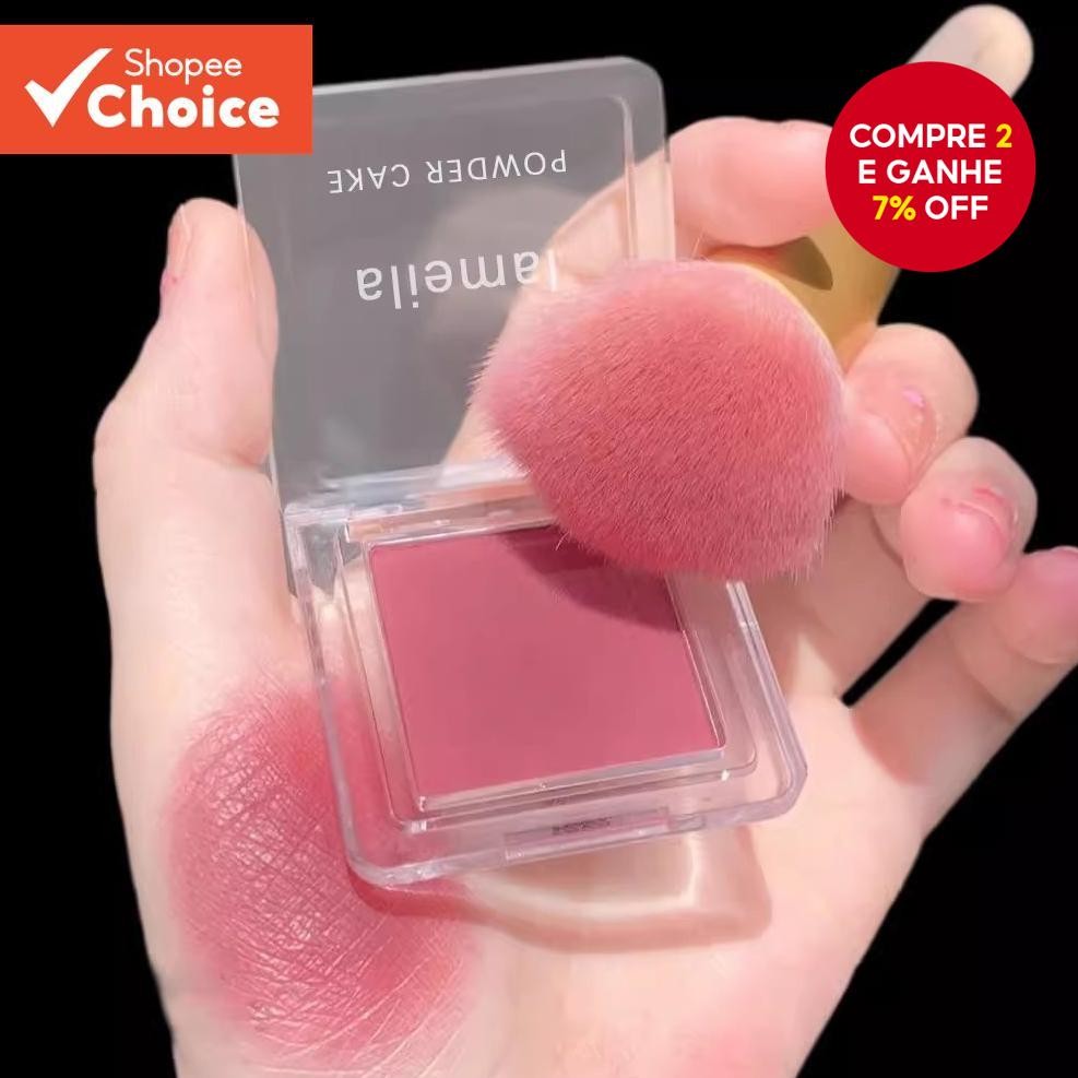 LAMEILA Paleta De Blush Monocromático De 6 Cores , Baixa Saturação , Nude Naturais Para Aparência Se