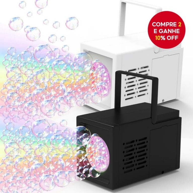Máquina De Bolhas Portátil, Ideal Para Encontros