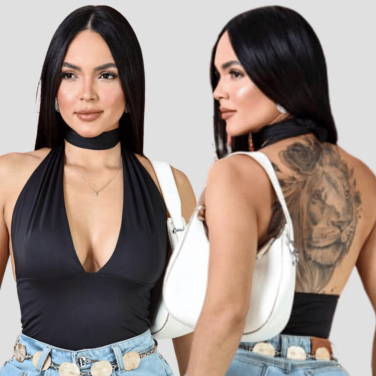 Blusa Cropped Com Amarração Decote Festa Moda Gr