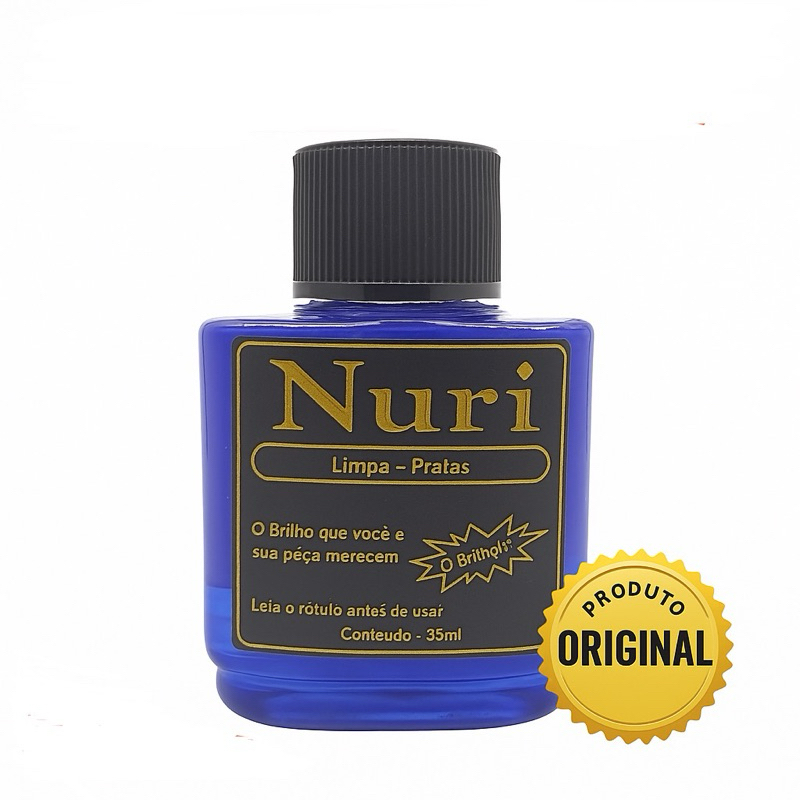 Limpa Prata ORIGINAL NURI 35ml – Liquido para limpar pratas