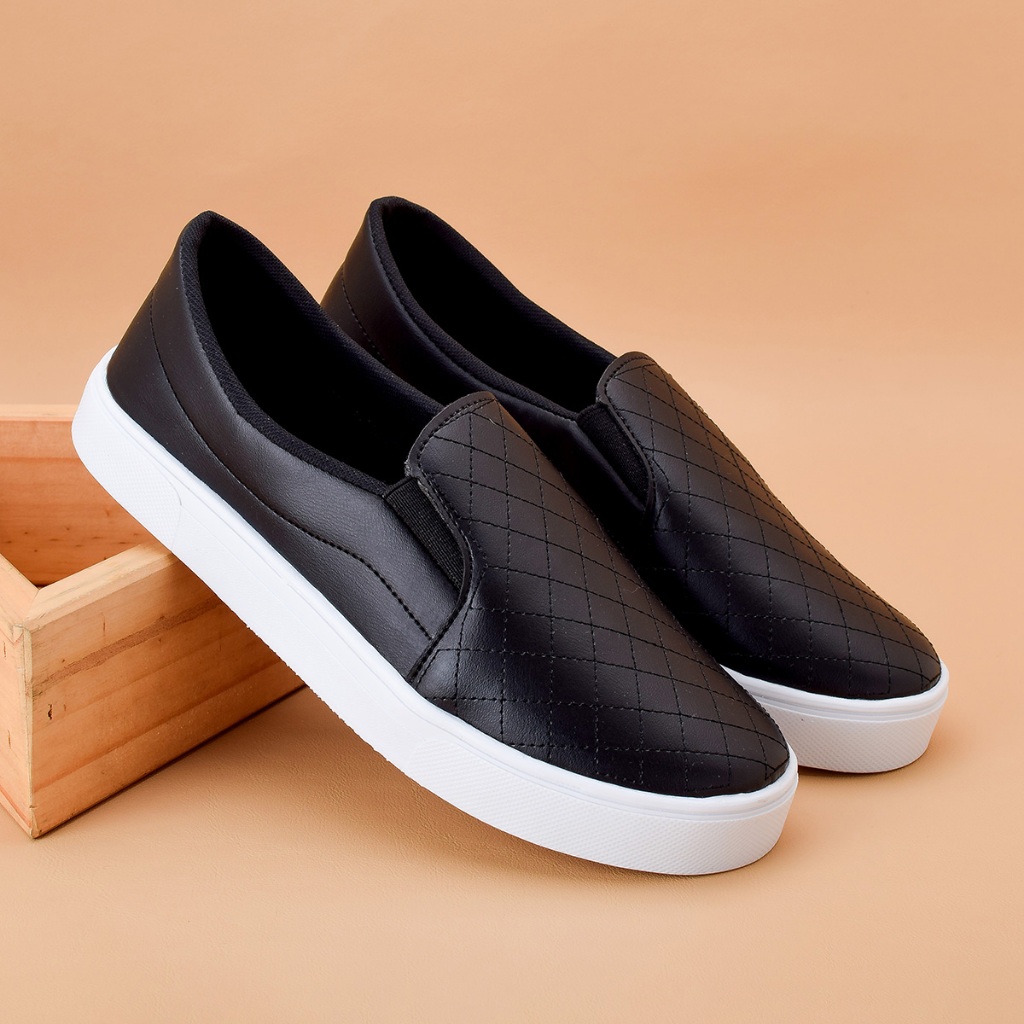 Tênis Feminino Moleca Slip On Sapatilha Confortável Promoção