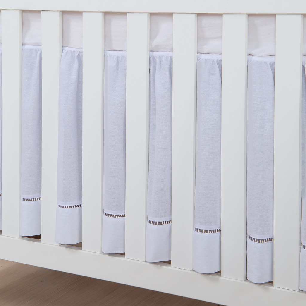 Saia de Berço Padrão Americano ou Nacional com Ponto Palito