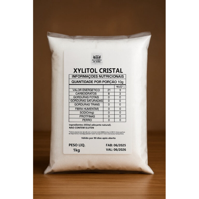 Xilitol Importado Cristal 1kg Promoção