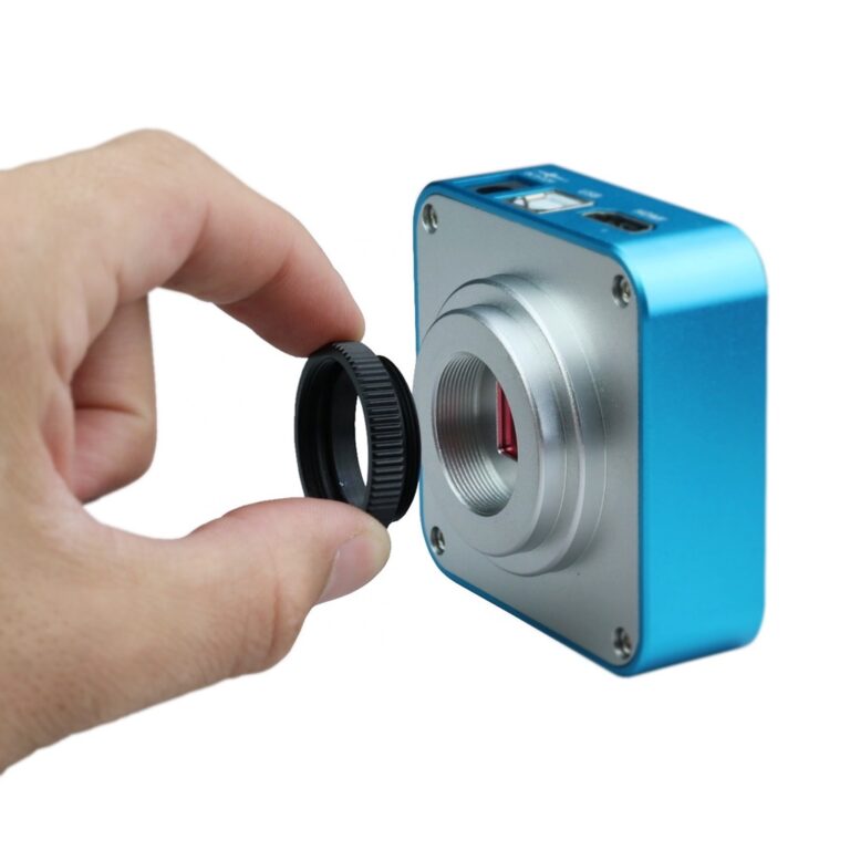 Adaptador Rosca para Câmera Microscópio Trinocul
