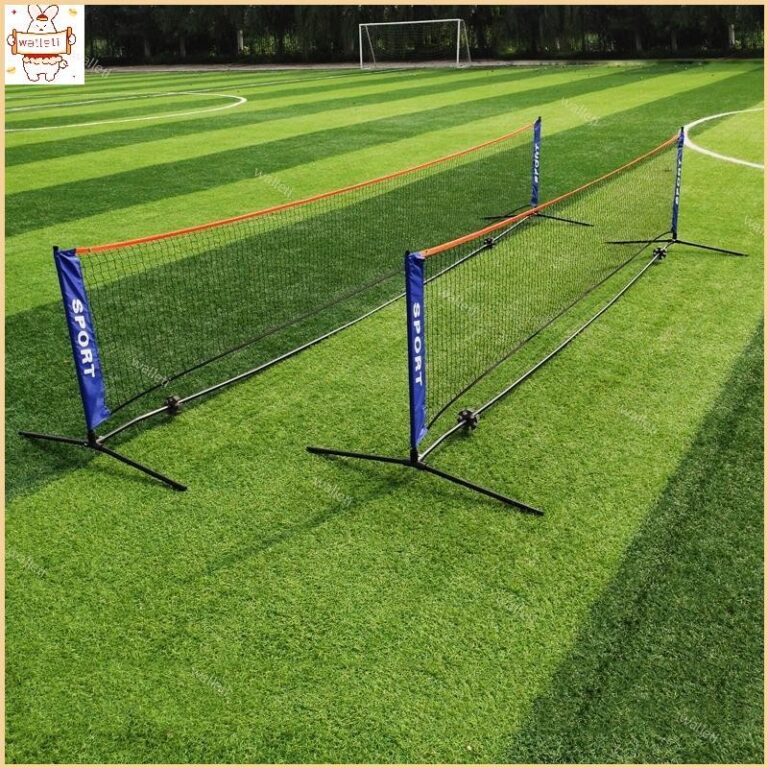 Dobrável Portátil Badminton Net Para Quadra Tên