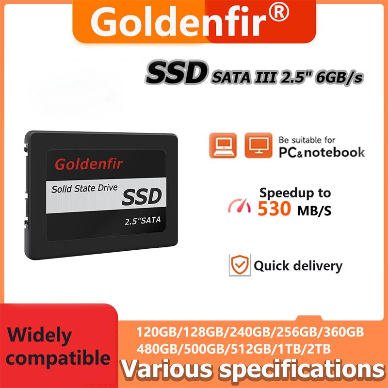 Goldenfir 2.5 SSD Interno 240 Gb 360 256 480 500 512 1 Tb Para Laptop Desktop