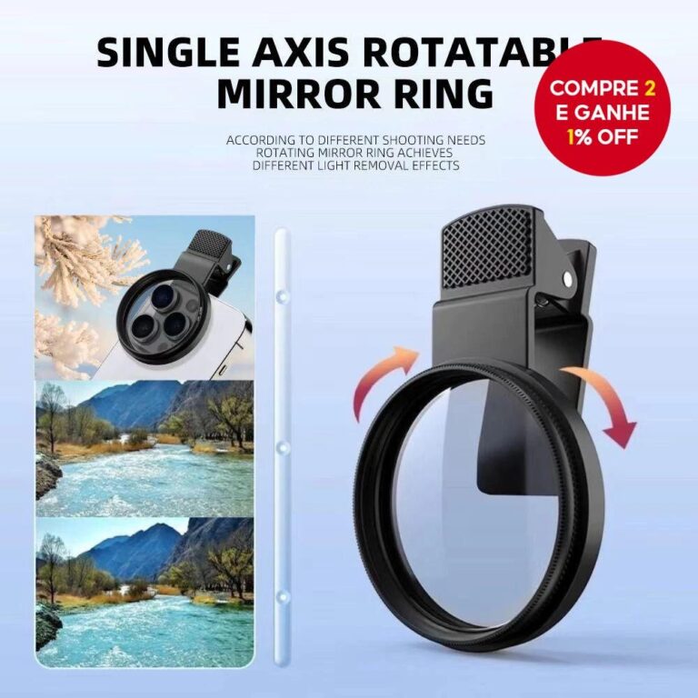 Filtro de Lente Polarizada CPL Filtro Reflexivo Un