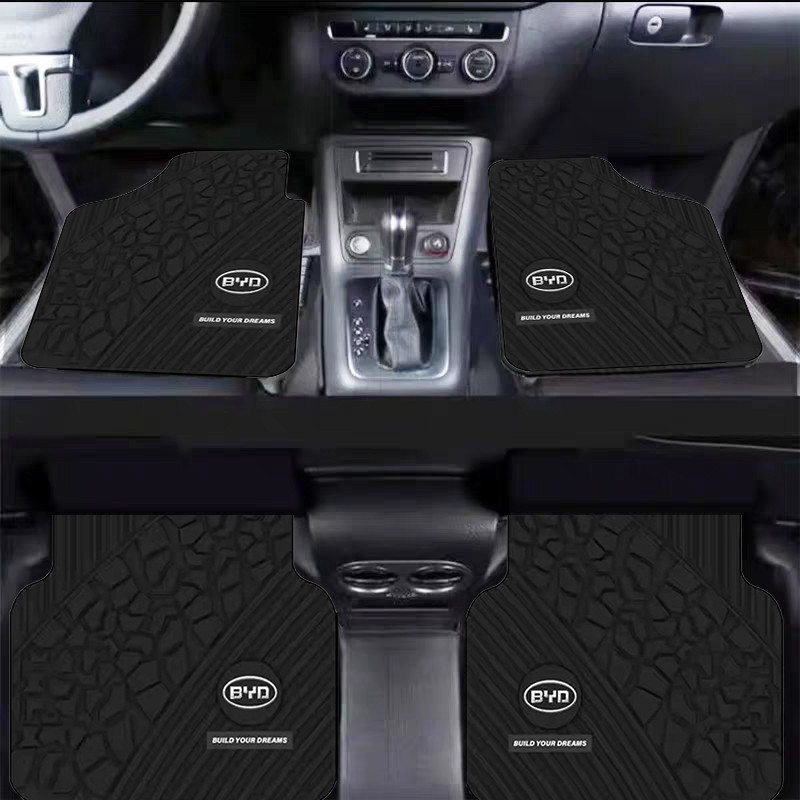 Tapetes de Carro Protetor Antiderrapante Veludo Macio para BYD Tang F3 Atto 3 Yuan Plus Song Max F0