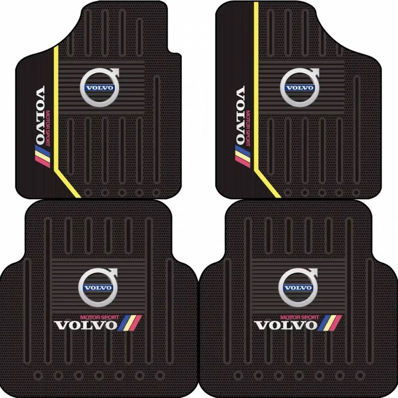 Tapete de Piso Dianteiro e Traseiro para Carro, Almofada de Proteção de Piso para Volvo V50 XC60 V40