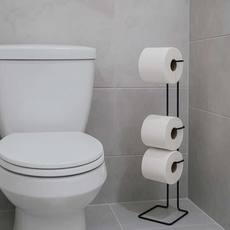 Porta Papel Higienico 3 Rolos Aramado Alto De Chã