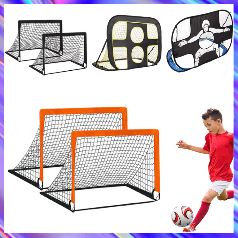 Rede de gol Pop-Up de futebol infantil 2 em 1 para