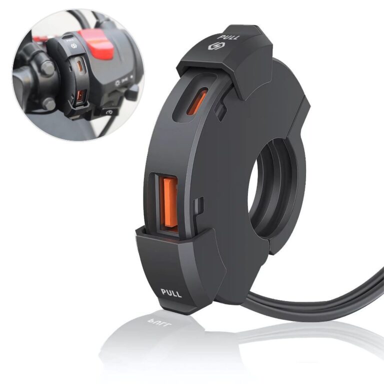 Carregador de Celular Para Moto Rápido Turbo QC3.