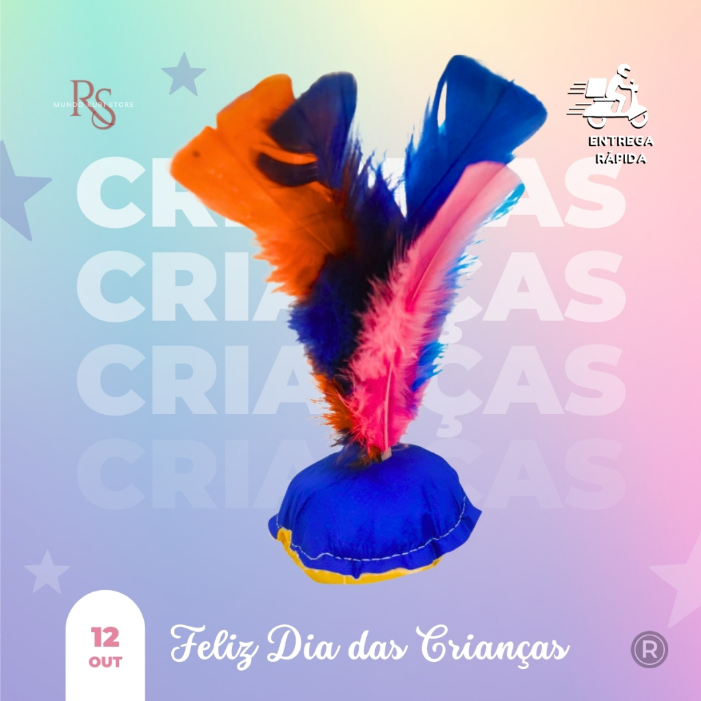 2 a 10 Peteca Infantil Prendas Festa Junina Brinquedo Lembrancinha Presente Cores Diversas Top