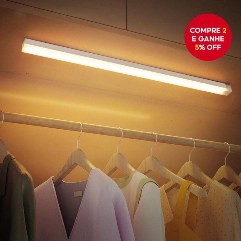 Sob A Luz Do Gabinete LED Sem Fio Com Faixa Magné