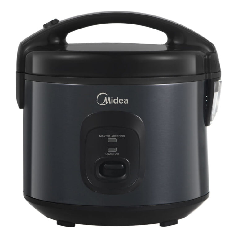 Panela de Arroz Elétrica Midea 3L Preta Inox