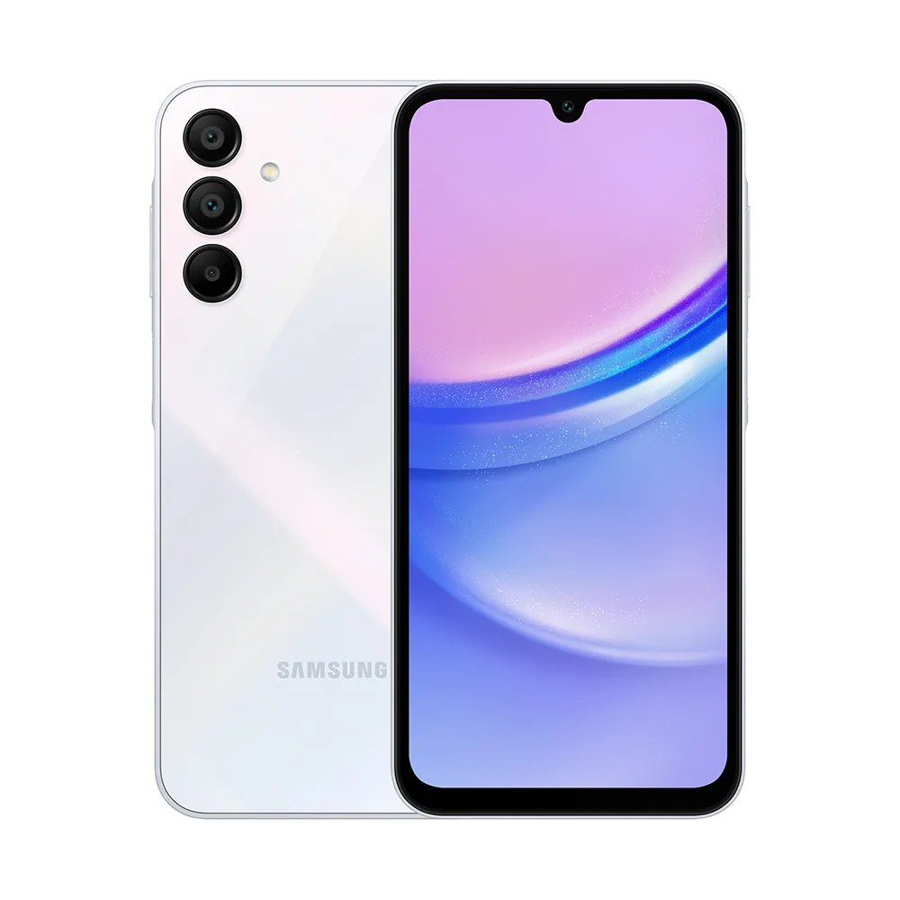 Smartphone Samsung Galaxy A15 4G 128GB, 4GB RAM, Câm. Tripla 50MP, Tela 6.5 – Azul Claro (AM)