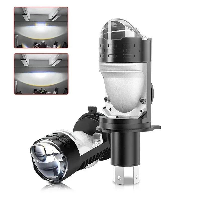 Lente De Projeção De Farol LED H4 , Ventilador Refrigerado 160W H4 Automotivo Hi Lo Feixe Lâmpada 12