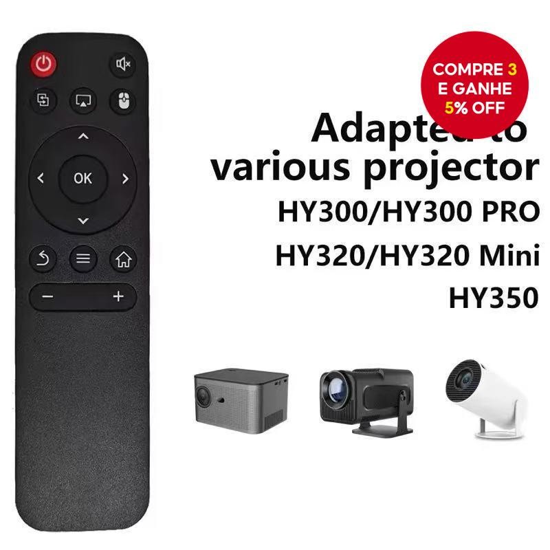 Controle Remoto De Substituição Para Mini Projetor Compatível Com Modelos Magcubic HY300 , HY320 , H