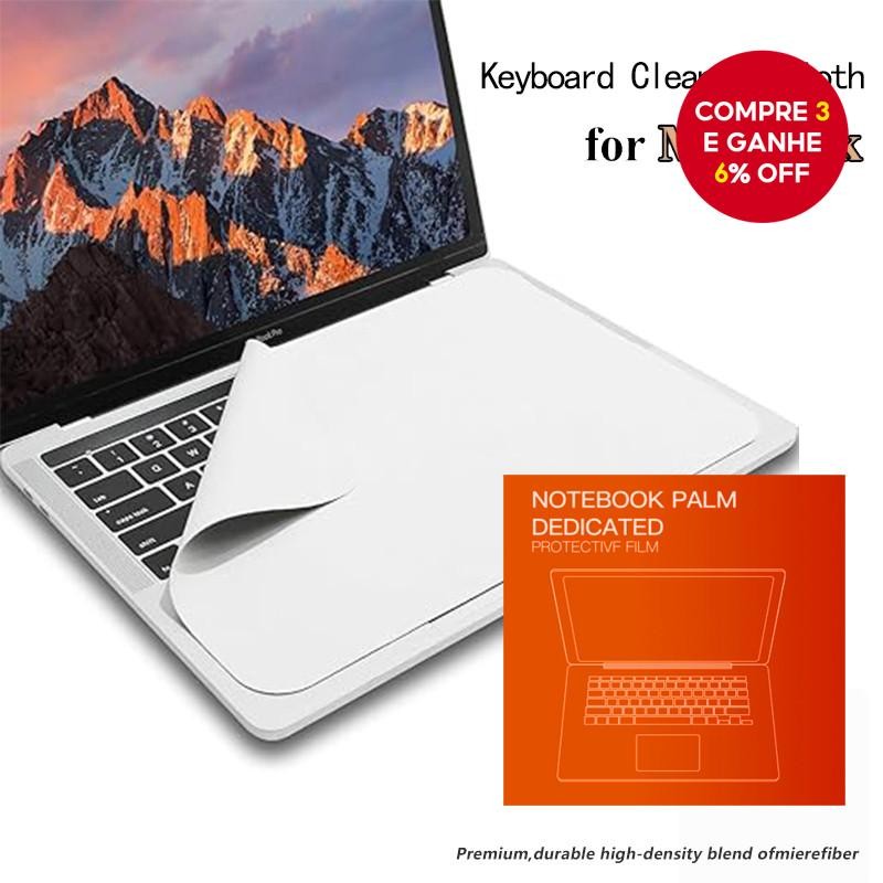 Capa De Cobertor De Teclado Para MacBook 13 14 Polegadas Pano De Limpeza De Tela De Laptop À Prova D