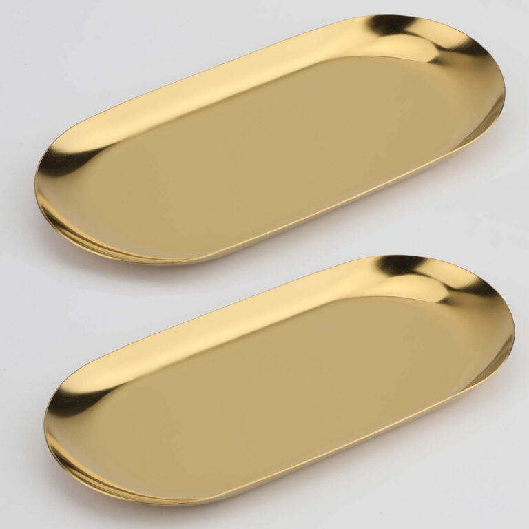 Bandeja Aco Inoxidavel Luxo Decorativa para Jóias
