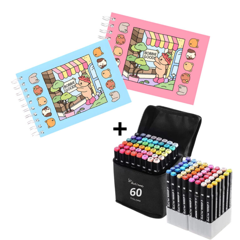 Kit de Livro de Colorido BooBoo Goods 48 Folhas+Jo