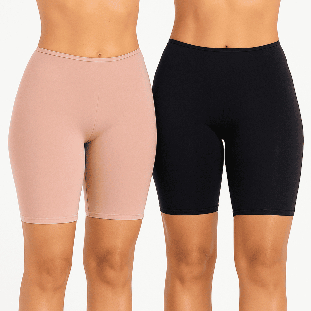 Kit 2 Short Anágua Modeladora Cintura Alta Segund