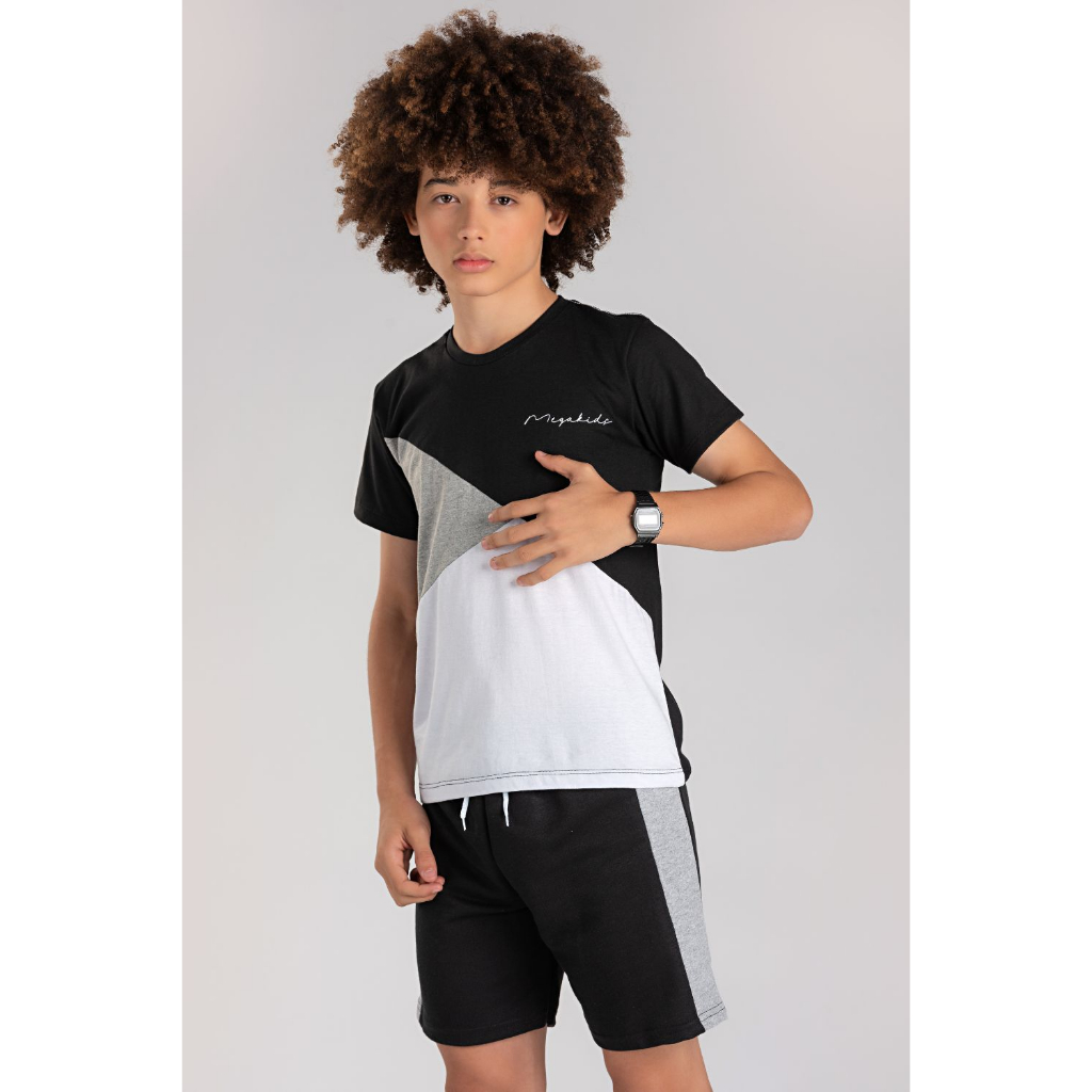 Conjunto Infantil e Juvenil Menino Masculino 2 ao 14 – Pronta entrega