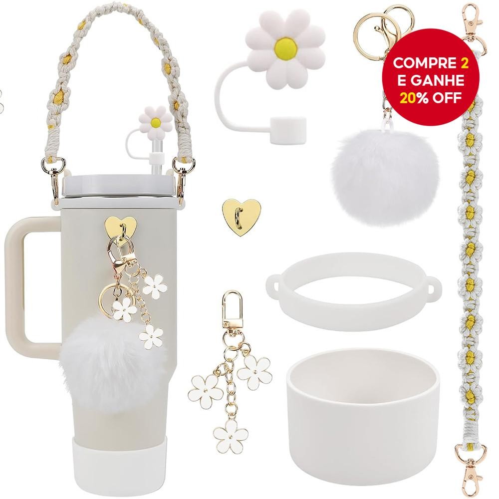 Acessórios Stanley Tumbler 7 Unidades-Amuletos De Alça E De Copo Para Copos De 30 40 Onças