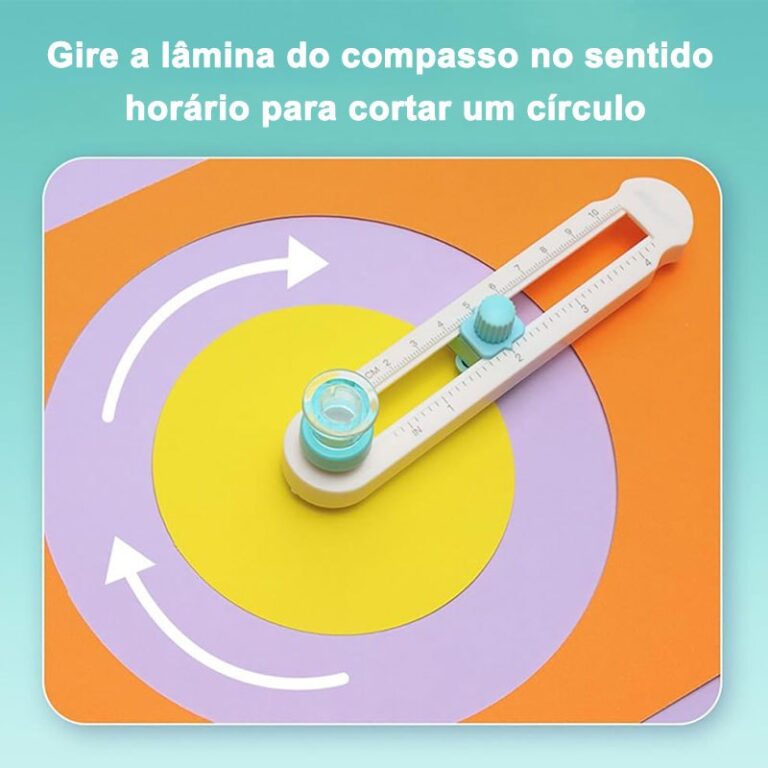 2-20cm Cortador Circular De Papel De Com Balança 