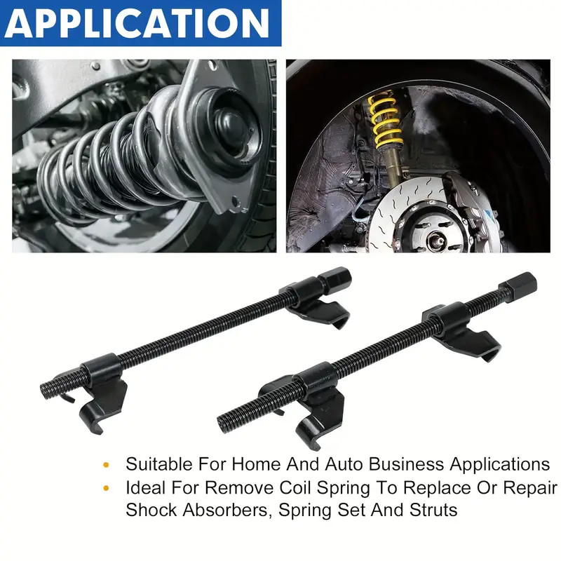 kit 2 Encolhedor Molas em Aço Universal Automotiva Compressor Molas Amortecedores Suspensão Dianteir