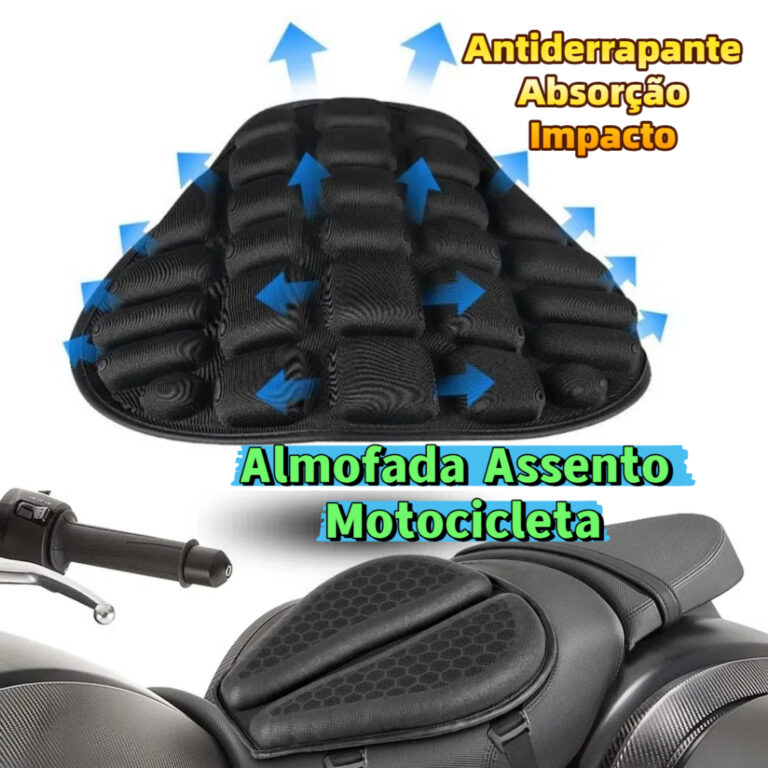 3D Universal Assento Motocicleta Confortável EVA 