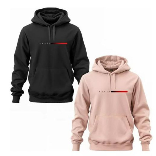 Kit 02 blusas de moletom masculina Bolso canguru c